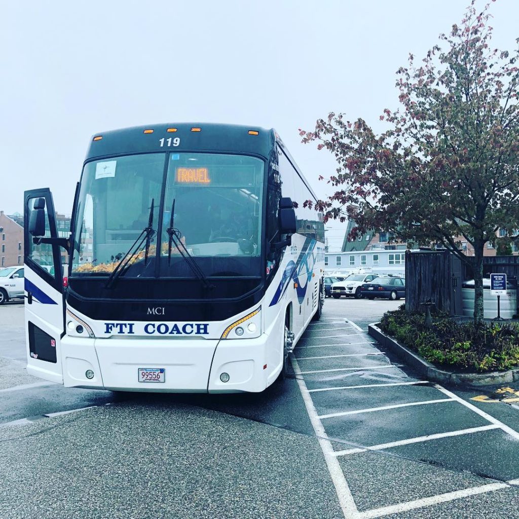 A coach bus