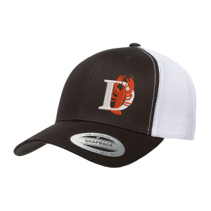 A trucker cap with the DiMillo's logo on it.