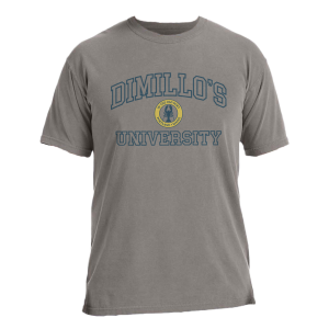 A t-shirt that says DiMillo's University